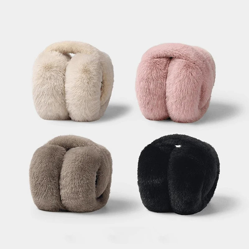 Solid Soft Plush Ear Keep Warmer Winter Earmuffs For Women Men Fashion Outdoor Earflap Protection Ear-Muffs Ear Cover The Clothing Company Sydney