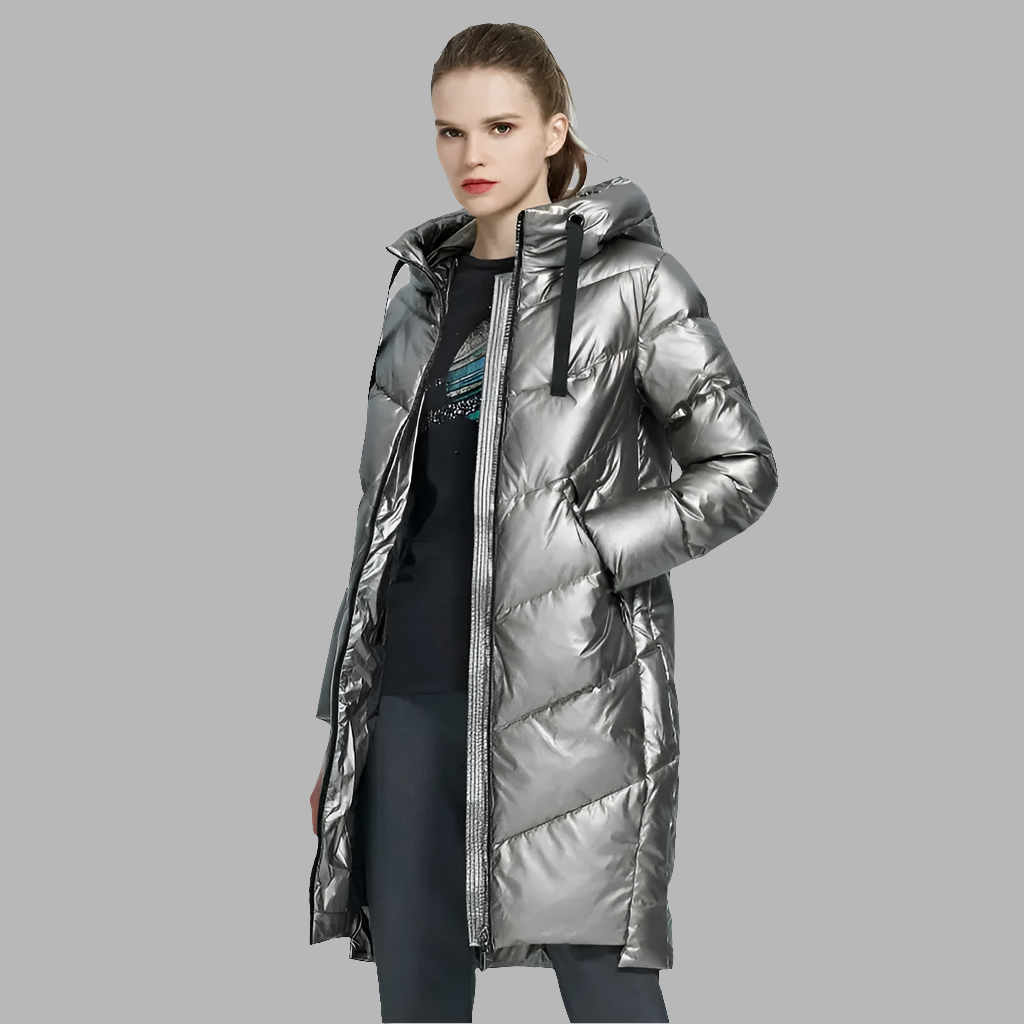 Women's Hooded Winter jacket fashion casual slim long warm cotton coat ladies parkas