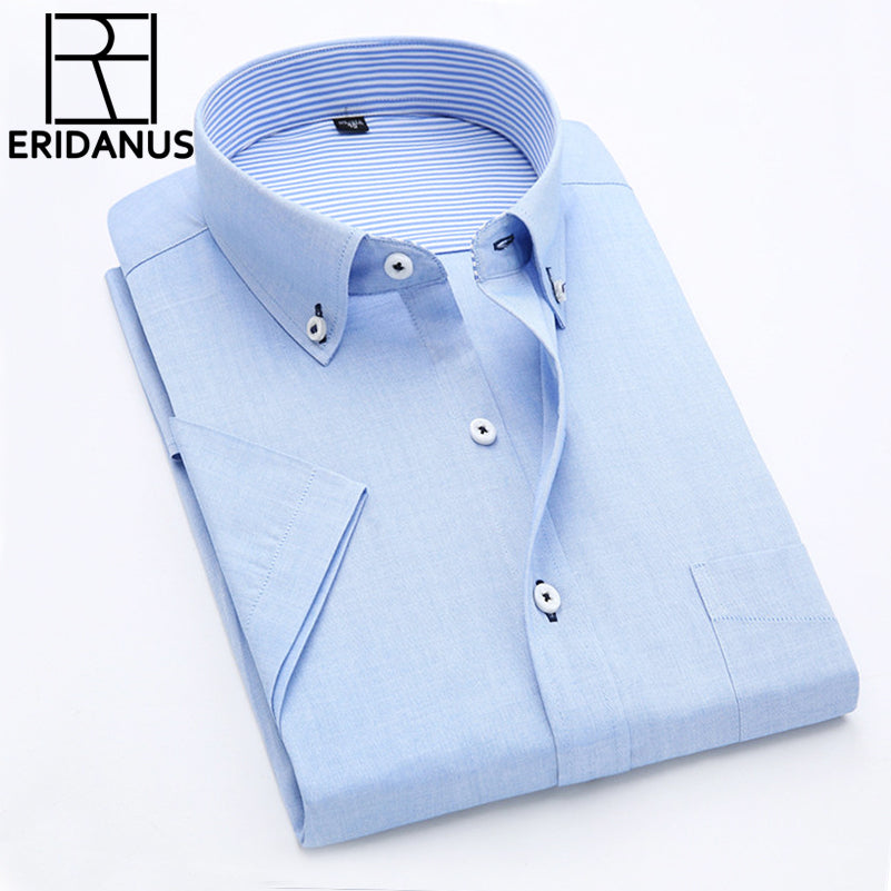 Long Sleeve Slim Men Dress Shirt Autumn New Fashion Designer Solid Male Clothing Fit Business Shirts The Clothing Company Sydney