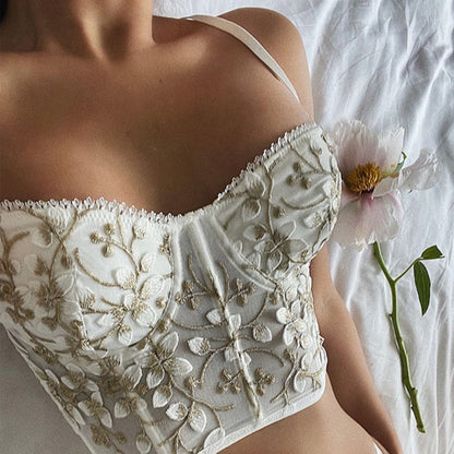 2 Piece Classic Women underwear Set Lace Push Up Bra And Panty Sets Embroidered Brassiere Adjustable Gathered Lingerie The Clothing Company Sydney