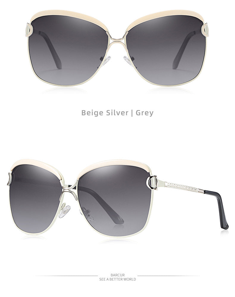 Polarized Ladies Sunglasses Gradient Lens Round Sun Glasses Square Luxury Brand Oculos Eyewear The Clothing Company Sydney