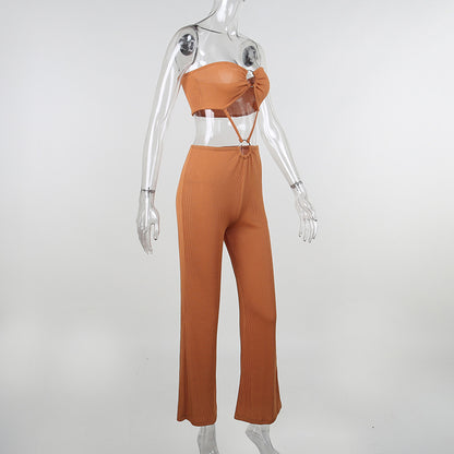 Bandage Cut Out Sexy Backless Elegant Strapless Jumpsuits Women Club Party Rompers Sleeveless One Piece Overalls The Clothing Company Sydney