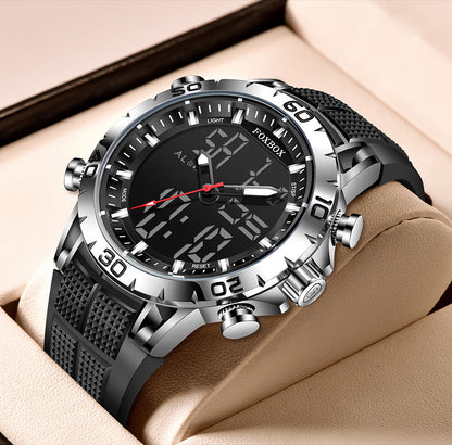 Foxbox Sport Mens Watches Top Brand Luxury Dual Display Quartz Watch For Men Military Waterproof Digital Electronic Watch The Clothing Company Sydney