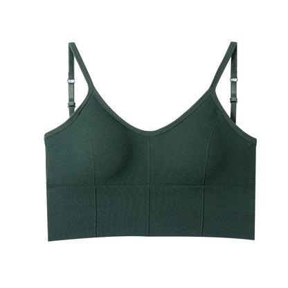 Backless Bralette Active Bra For Women Seamless Padded Bra Women Lingerie Cotton Wireless Long Tops Brassiere Bra The Clothing Company Sydney