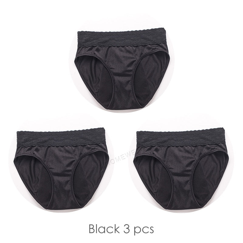 3 pack 4-Layers Menstrual Period Panties For Women Incontinence Underwear Heavy Absorbent Leakproof Lingerie Quality Nylon Cotton Mix Briefs The Clothing Company Sydney