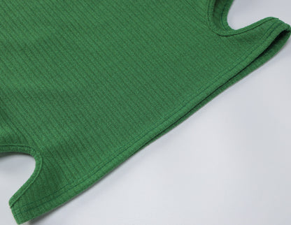 2 Piece Set Cut Out Long Sleeve Knit Dresses for Women Street Fashion Clubwear Bodycon Mini Dress The Clothing Company Sydney