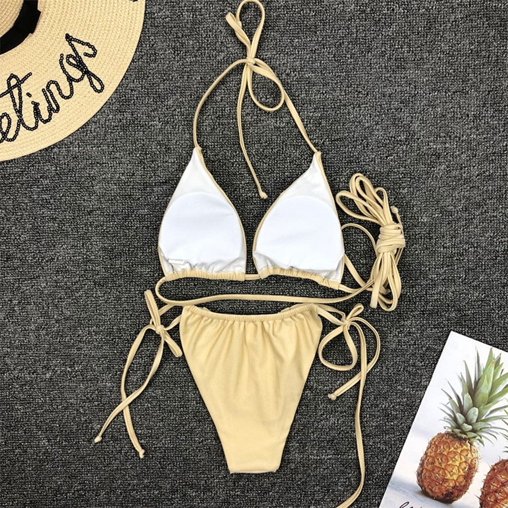 Bandage Bikini Swimwear Two Piece Bikini Set Bather Bathing Suit Summer Beachwear Swimsuit The Clothing Company Sydney