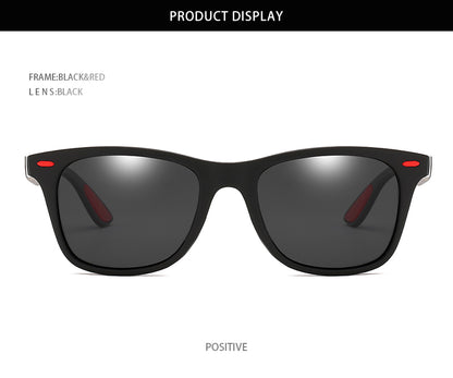 Polarized Sunglasses Men Women Classic Square Plastic Driving Sun Glasses Fashion Black Shades UV400 The Clothing Company Sydney