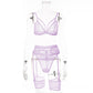 3 Piece Underwear Set Mesh Lace Transparent Bra Lingerie Set The Clothing Company Sydney