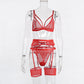 3 Piece Underwear Set Mesh Lace Transparent Bra Lingerie Set The Clothing Company Sydney