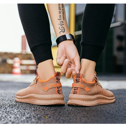 Men's Sneakers Shoes Lightweight Breathable Running Walking Yoga Sports Footwear Soft Sole Lace-up Shoes The Clothing Company Sydney