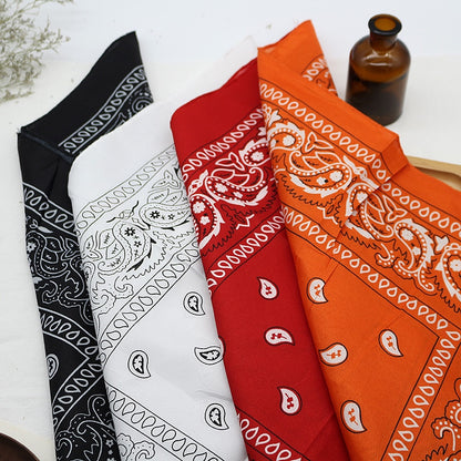 Unisex Bandana Kerchief Hip Hop Black Hair Band Neck Scarf Sports Headwear Wrist Wraps Head Square Scarves Print Handkerchief The Clothing Company Sydney