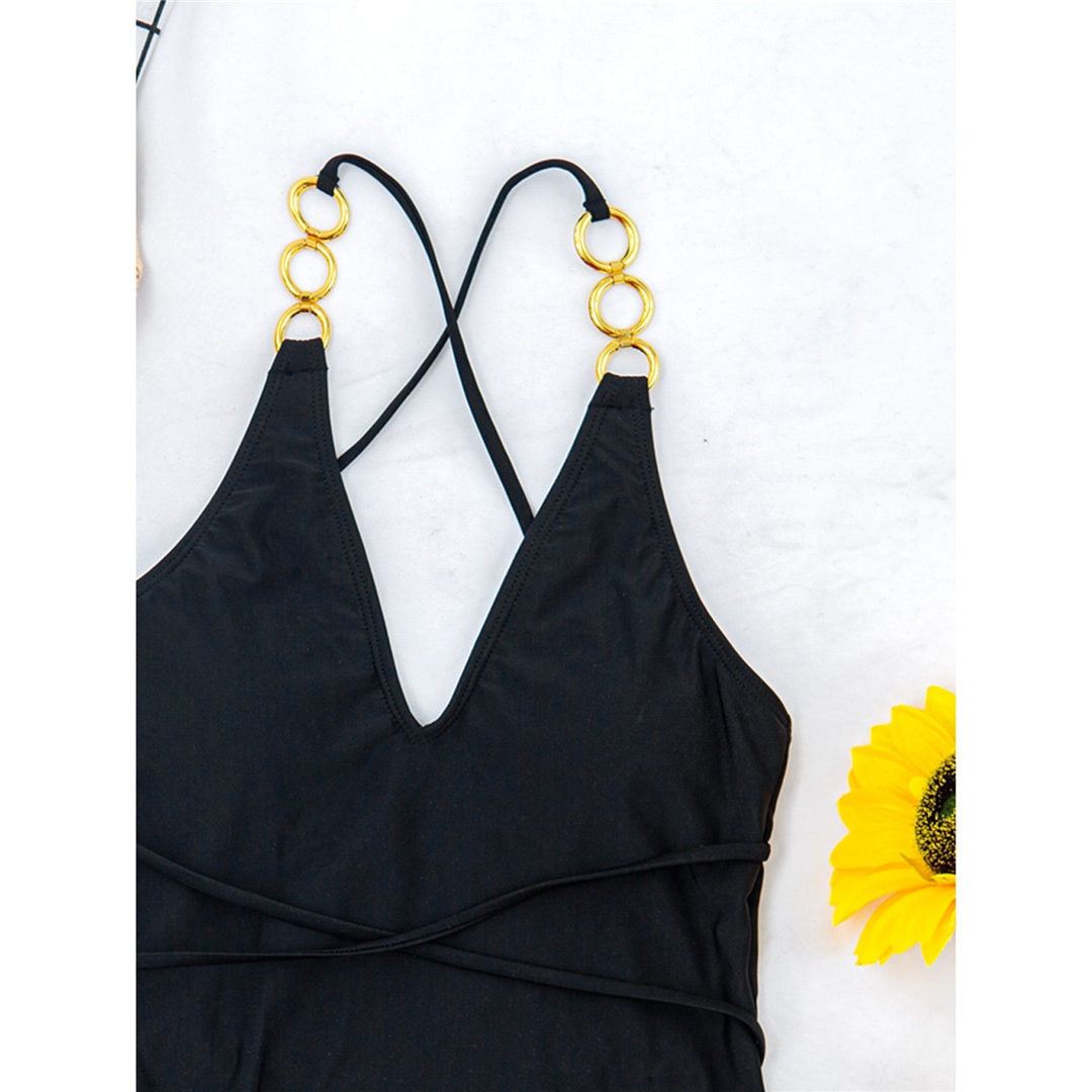 Wrap Around Padded One Piece Swimsuit Swimwear Backless Monokini Bather Bathing Suit The Clothing Company Sydney