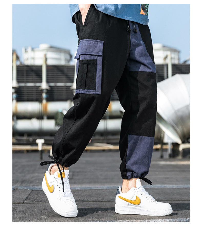 Men's Cargo Pants Male Patchwork Casual Pants The Clothing Company Sydney