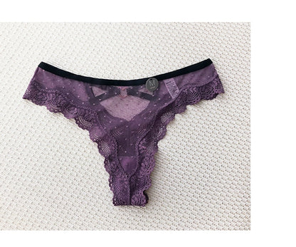 Lace Low Waist Panties  Hollow Back Transparent Underwear Lingerie G String Thong Briefs The Clothing Company Sydney