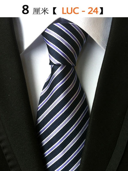 8cm Men's Tie Silk Plaids Floral Luxury Necktie Striped Ties For Men Business Formal Wedding Accessories Tie The Clothing Company Sydney