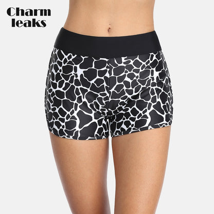 Mid Waist Swimming Shorts Women Solid Color Bikini Bottom Ban Swimwear Briefs Split Swimming Trunks The Clothing Company Sydney