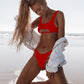 2 Piece Hollow Out Swimsuit High Cut Micro Swimwear Stylish Bathing Suit Beach Outfits Bikini Set The Clothing Company Sydney