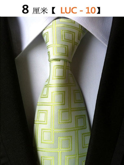 8cm Men's Tie Silk Plaids Floral Luxury Necktie Striped Ties For Men Business Formal Wedding Accessories Tie The Clothing Company Sydney