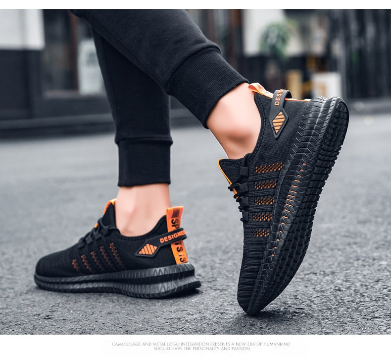 Men's Running Elasticity Men Shoe Light Casual Sneakers Breathable Mesh Outdoor Walking Sport Shoes Plus Size Shoes The Clothing Company Sydney