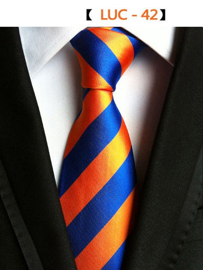 8cm Men's Tie Silk Plaids Floral Luxury Necktie Striped Ties For Men Business Formal Wedding Accessories Tie The Clothing Company Sydney