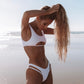 2 Piece Hollow Out Swimsuit High Cut Micro Swimwear Stylish Bathing Suit Beach Outfits Bikini Set The Clothing Company Sydney