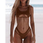 2 Piece Hollow Out Swimsuit High Cut Micro Swimwear Stylish Bathing Suit Beach Outfits Bikini Set The Clothing Company Sydney