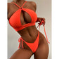 Cut Out Halter Bikini Swimsuit Swimwear Two-piece Bikini set Padded Strappy Bather Bathing Suit The Clothing Company Sydney