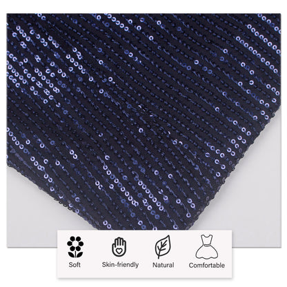 Slim Navy Blue One Shoulder Sequin Long Cocktail Luxury Stretch Slit Open Leg Wedding Party Prom Formal Evening Dress The Clothing Company Sydney