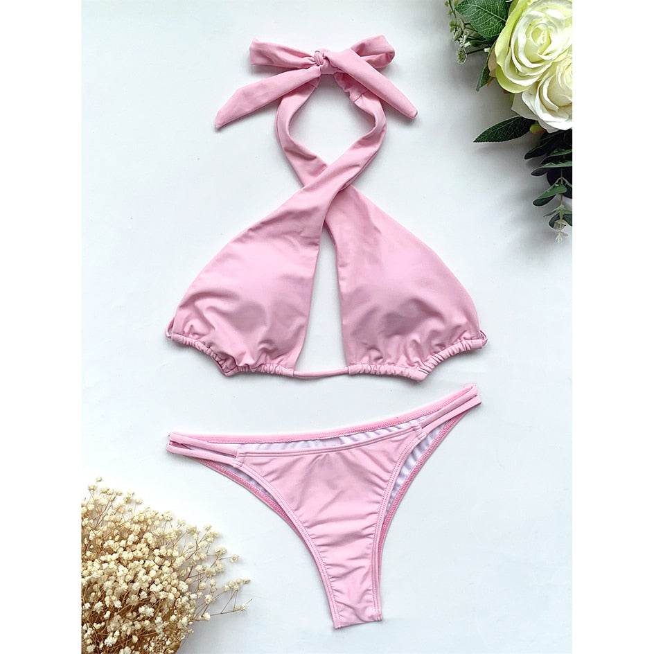 Bikini Swimsuit Swimwear Thong Bikinis Set 2 Piece Beachwear Swimming Woman Bathing Suit The Clothing Company Sydney