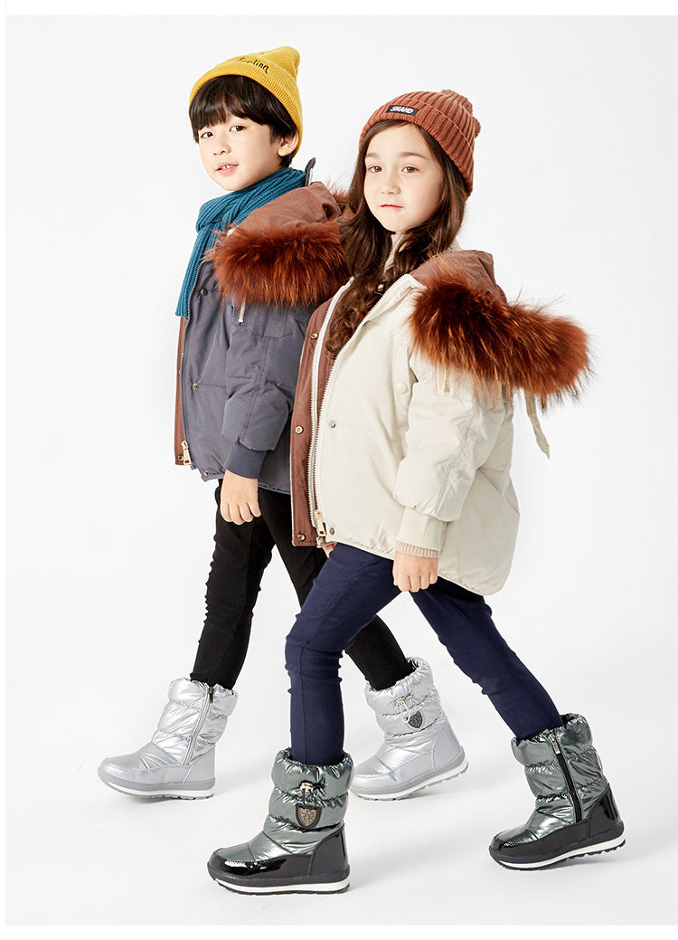 Girls Boys Snow Boots Kids 30% Real Wool Winter Warm Shoes -30 Degree Keep Warm Waterproof Children Snow Boots The Clothing Company Sydney