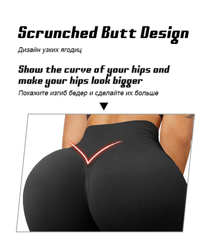 Seamless Leggings Solid Scrunch Butt Lifting Booty High Waisted Sportwear Gym Tights Push Up Women Leggings For Fitness The Clothing Company Sydney