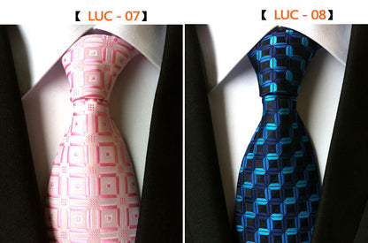 8cm Men's Tie Silk Plaids Floral Luxury Necktie Striped Ties For Men Business Formal Wedding Accessories Tie The Clothing Company Sydney