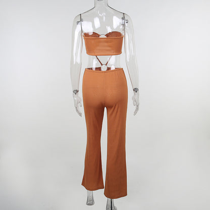 Bandage Cut Out Sexy Backless Elegant Strapless Jumpsuits Women Club Party Rompers Sleeveless One Piece Overalls The Clothing Company Sydney