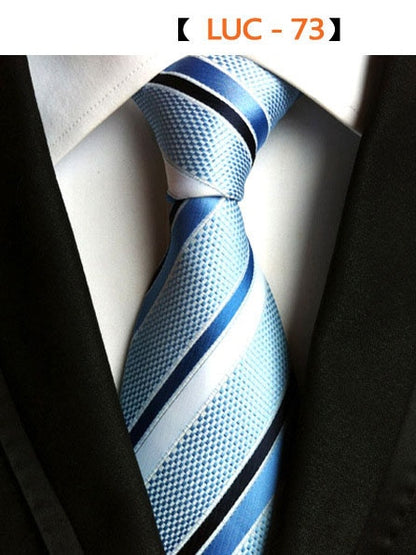 8cm Men's Tie Silk Plaids Floral Luxury Necktie Striped Ties For Men Business Formal Wedding Accessories Tie The Clothing Company Sydney