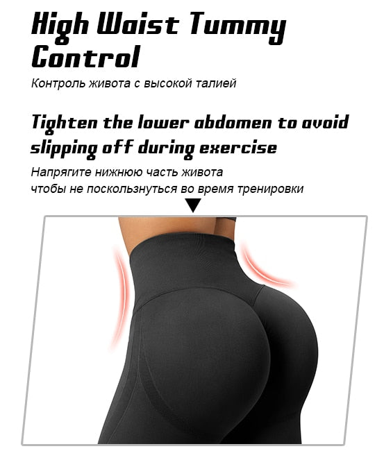 Seamless Leggings Solid Scrunch Butt Lifting Booty High Waisted Sportwear Gym Tights Push Up Women Leggings For Fitness The Clothing Company Sydney