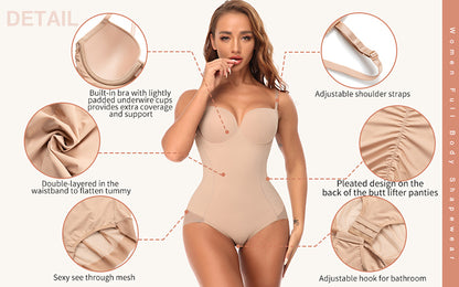 Shapewear Bodysuit for Women Tummy Control Butt Lifter Panties Waist Trainer Stomach Body Shaper Underwear Girdles The Clothing Company Sydney
