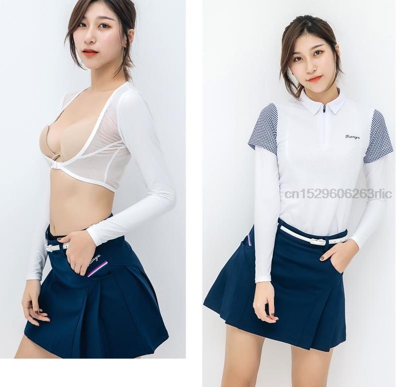 Women's Golf Cooling Shawl Summer Sun Protection Arm Sleeves Ladies Long-Sleeved Ice Silk Shirt Vests Arm Sleeve Underwear The Clothing Company Sydney