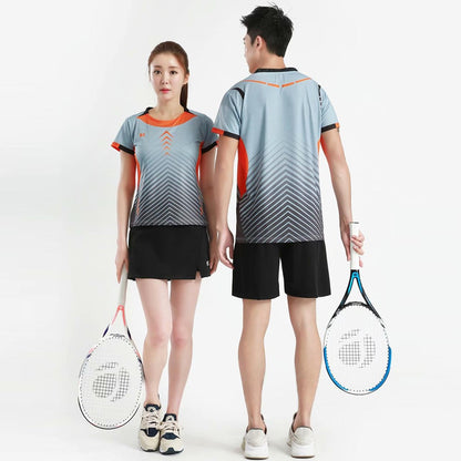 Women's Men's Sports Badminton wear shirts Table tennis game Shirts clothes Exercise Tennis Volleyball Handball Shirts The Clothing Company Sydney