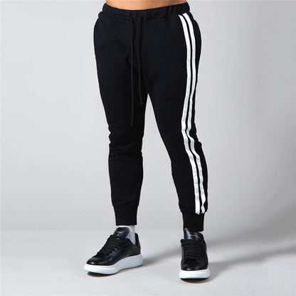 Men's Brand Casual Joggers Sweatpants Gym Running Pants Mens Fitness Bodybuilding Men Jogging Pants Zipper cotton Mix Sweatpants The Clothing Company Sydney