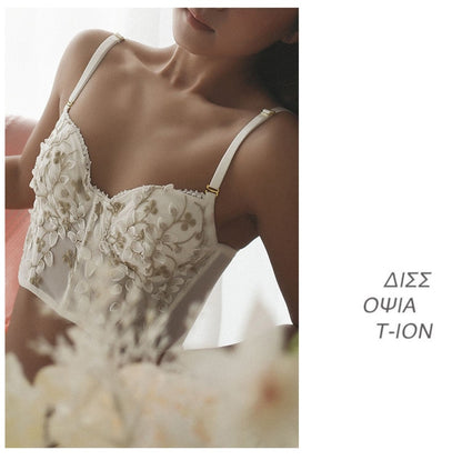 2 Piece Classic Women underwear Set Lace Push Up Bra And Panty Sets Embroidered Brassiere Adjustable Gathered Lingerie The Clothing Company Sydney