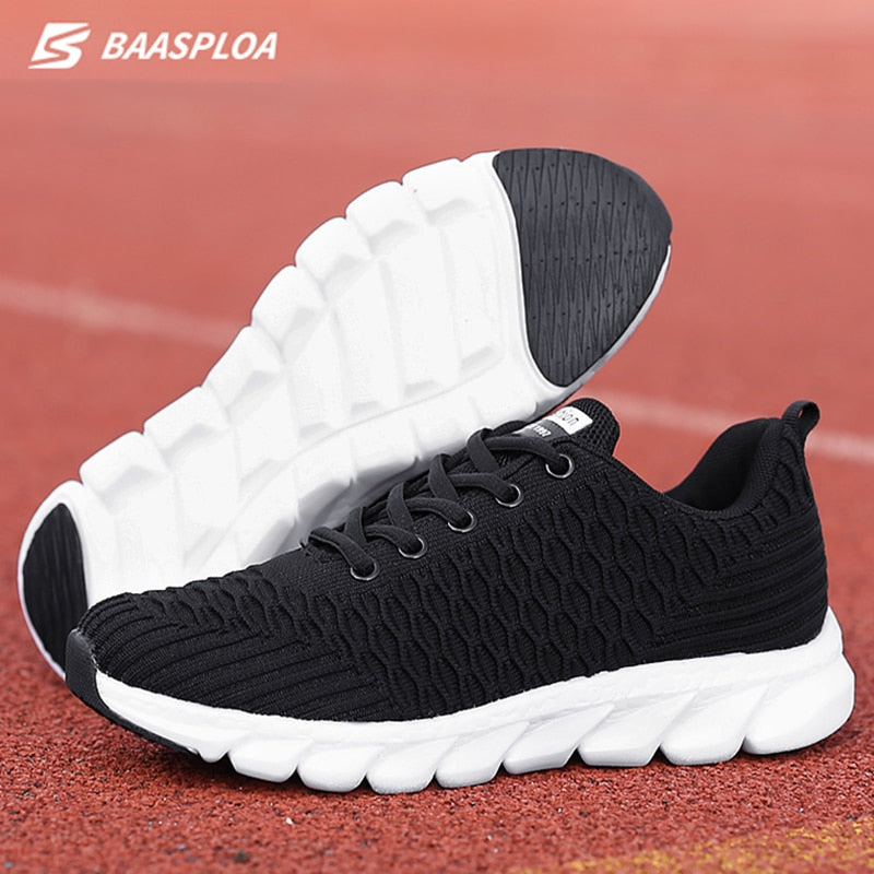 Women's Sneaker Fitness Shoes Lace up Non-Slip Soft Tennis Shoes Lace-up Lightweight Jogging Walking Breathable Sneakers The Clothing Company Sydney