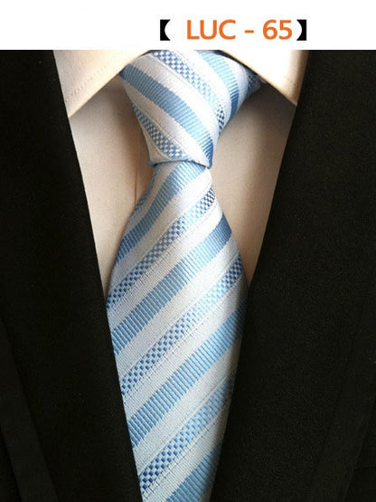 8cm Men's Tie Silk Plaids Floral Luxury Necktie Striped Ties For Men Business Formal Wedding Accessories Tie The Clothing Company Sydney