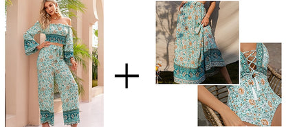 Floral print one piece swimsuit women Bandage tassel Backless monokini Vintage bathing suit bodysuit Swimwear The Clothing Company Sydney