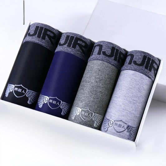 4 Pack Boxer Shorts Underpants Men's Panties Men Boxer Underwear 100% Cotton Boxershorts Trunks Set The Clothing Company Sydney
