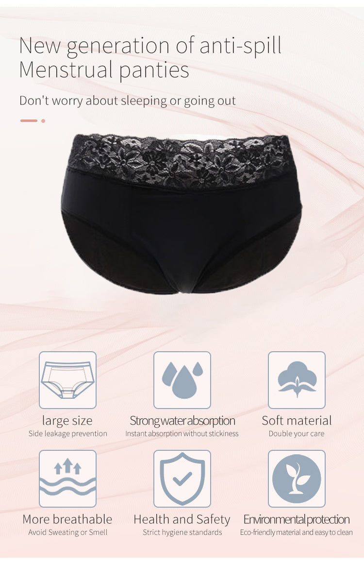 Four Layers Menstrual Panties L-4XL Leakproof Briefs Underwear Women Physiological Period Pan The Clothing Company Sydney