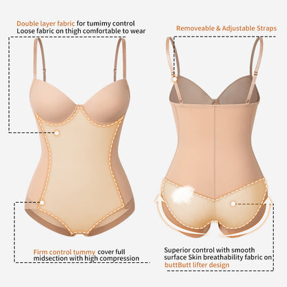 Shapewear Bodysuit for Women Tummy Control Butt Lifter Panties Waist Trainer Stomach Body Shaper Underwear Girdles The Clothing Company Sydney