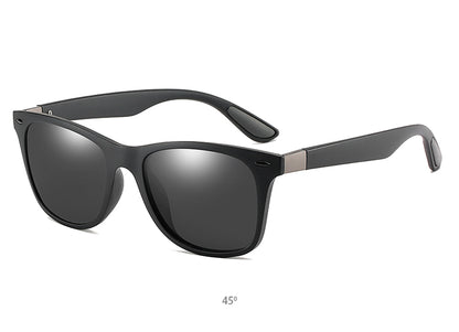 Polarized Sunglasses Men Women Classic Square Plastic Driving Sun Glasses Fashion Black Shades UV400 The Clothing Company Sydney