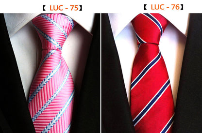 8cm Men's Tie Silk Plaids Floral Luxury Necktie Striped Ties For Men Business Formal Wedding Accessories Tie The Clothing Company Sydney