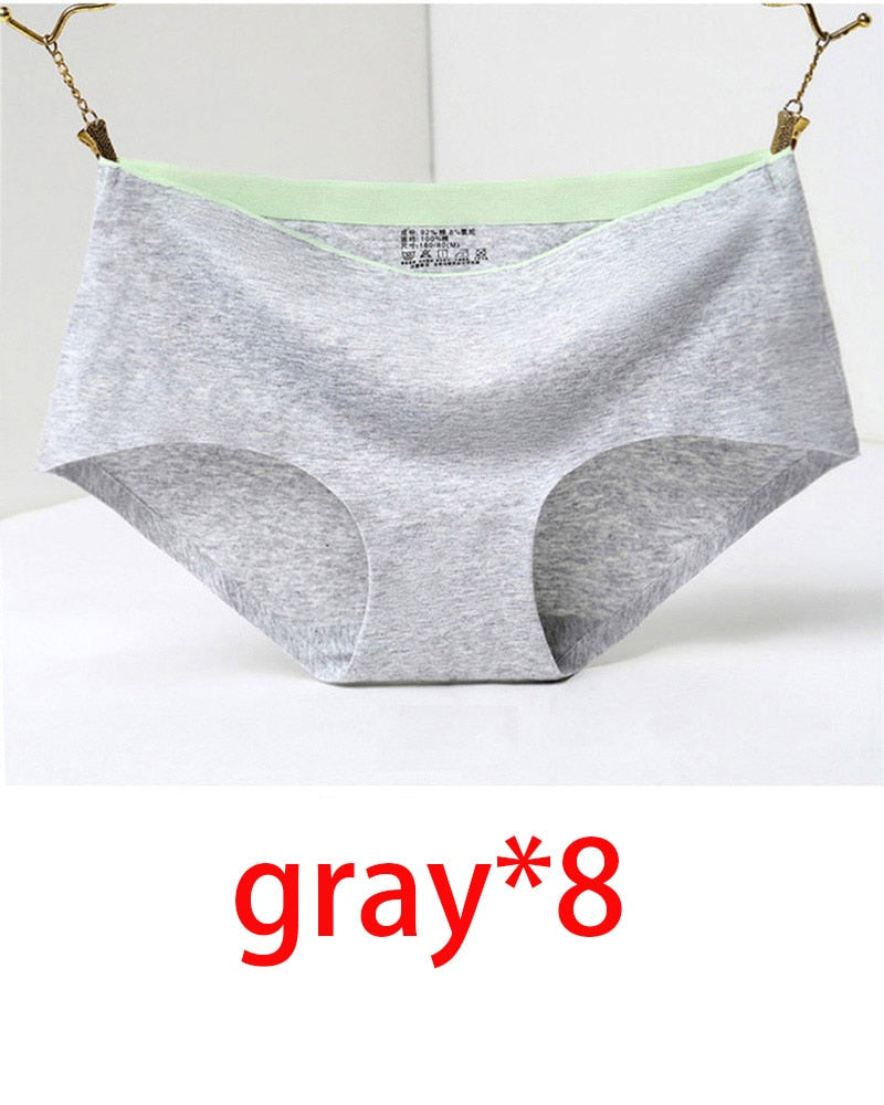 8 Pack Briefs for Women fashion panties Solid seamless underpants  panties cotton underwear knickers Briefs The Clothing Company Sydney